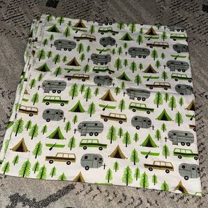 Trailer Happy Camper Baby Blanket 44x41
